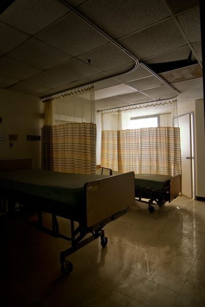 Curtained