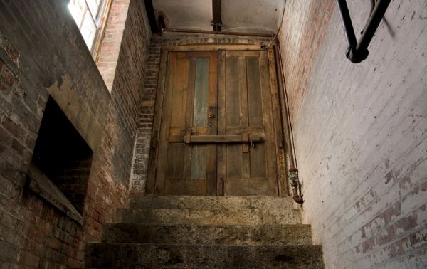 Mailroom Basement Doors