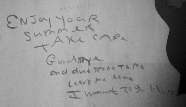 Parting Message