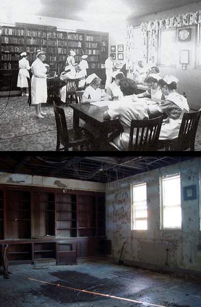 Nursing School Library (Before And After)