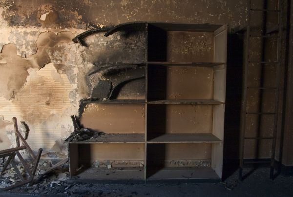 Burned Shelves