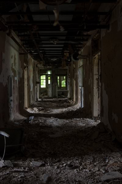 Shadowed Hallway