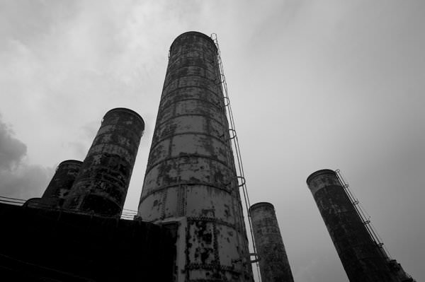 Vignetted Smokestacks