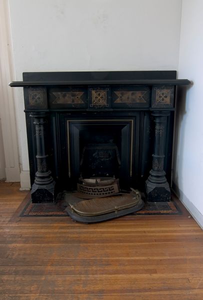Black Fireplace