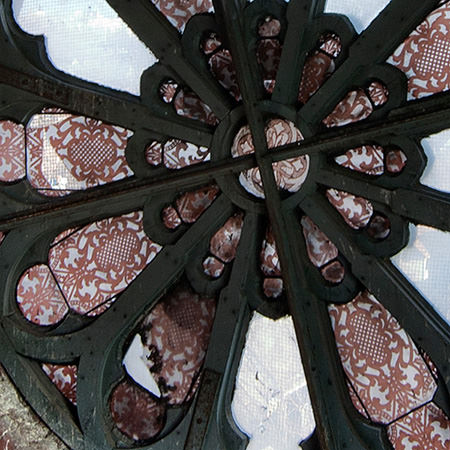 Rose window detail
