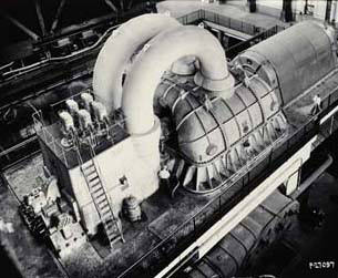 Turbine and Generator - Historic Photograph © Smithsonian Institution