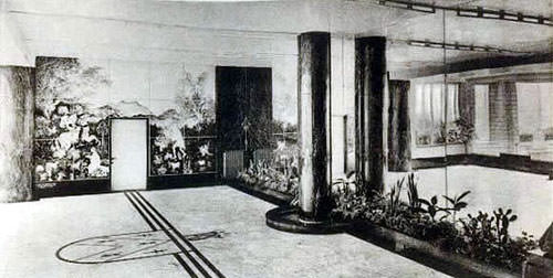Main entrance, 1937 Vintage Photo