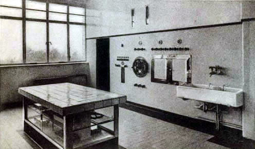 Sterilization room, 1937 Vintage Photo