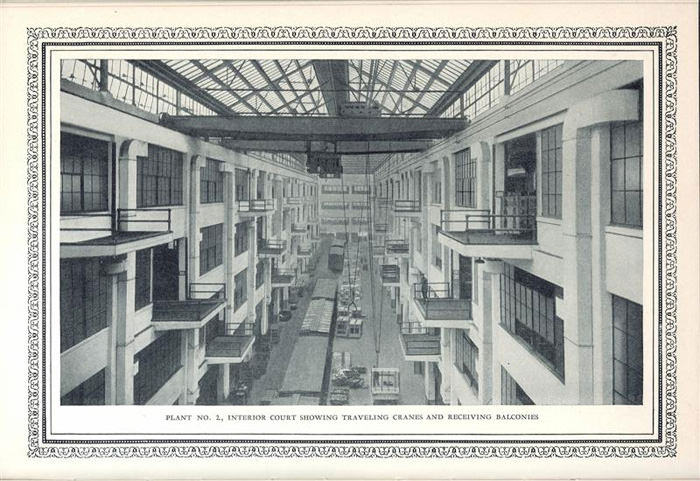 Illustration from 'History of the Studebaker Corporation 1852-1923' Studebaker Plant Illustration - 1924