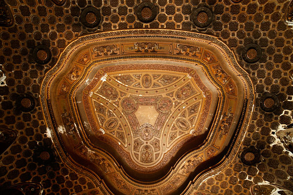 abandoned theater ceiling